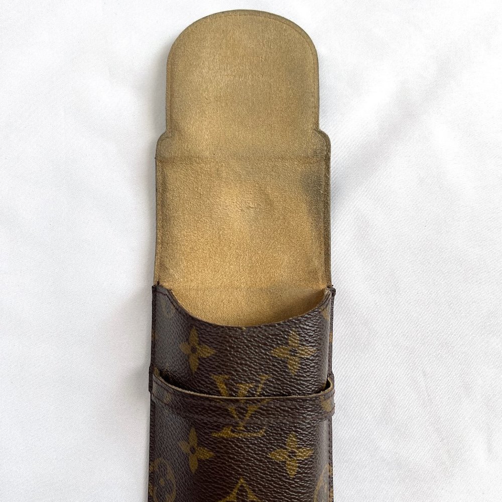 Authentic Vintage Louis Vuitton Monogram Etui a Lunettes Rabat Glasses Case - Picture 12 of 14